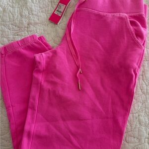 Lily Pulitzer Mallie Knit Pant-plumeria pink NWT Size L
